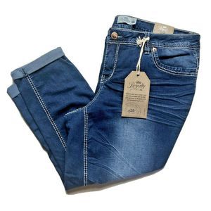 Royalty for Me Jeans Crop Cuffed Slimming 18W NWT